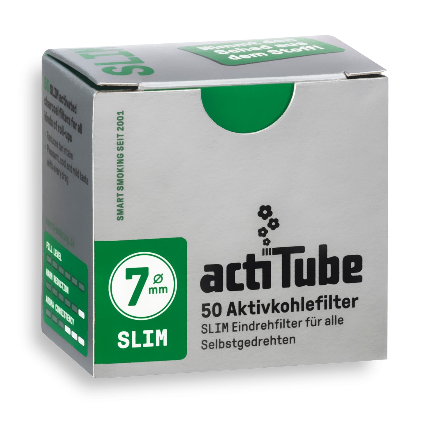 Slim Aktivkohlefilter | 50 Stück