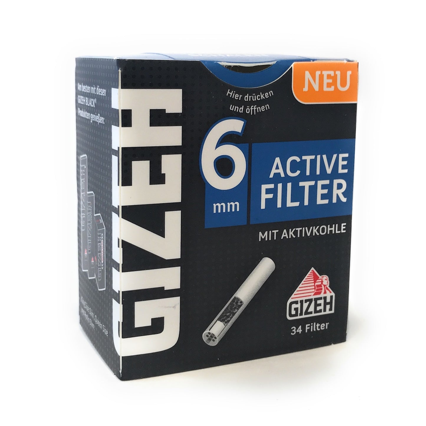 GIZEH Active Filter 6mm 34 Stück