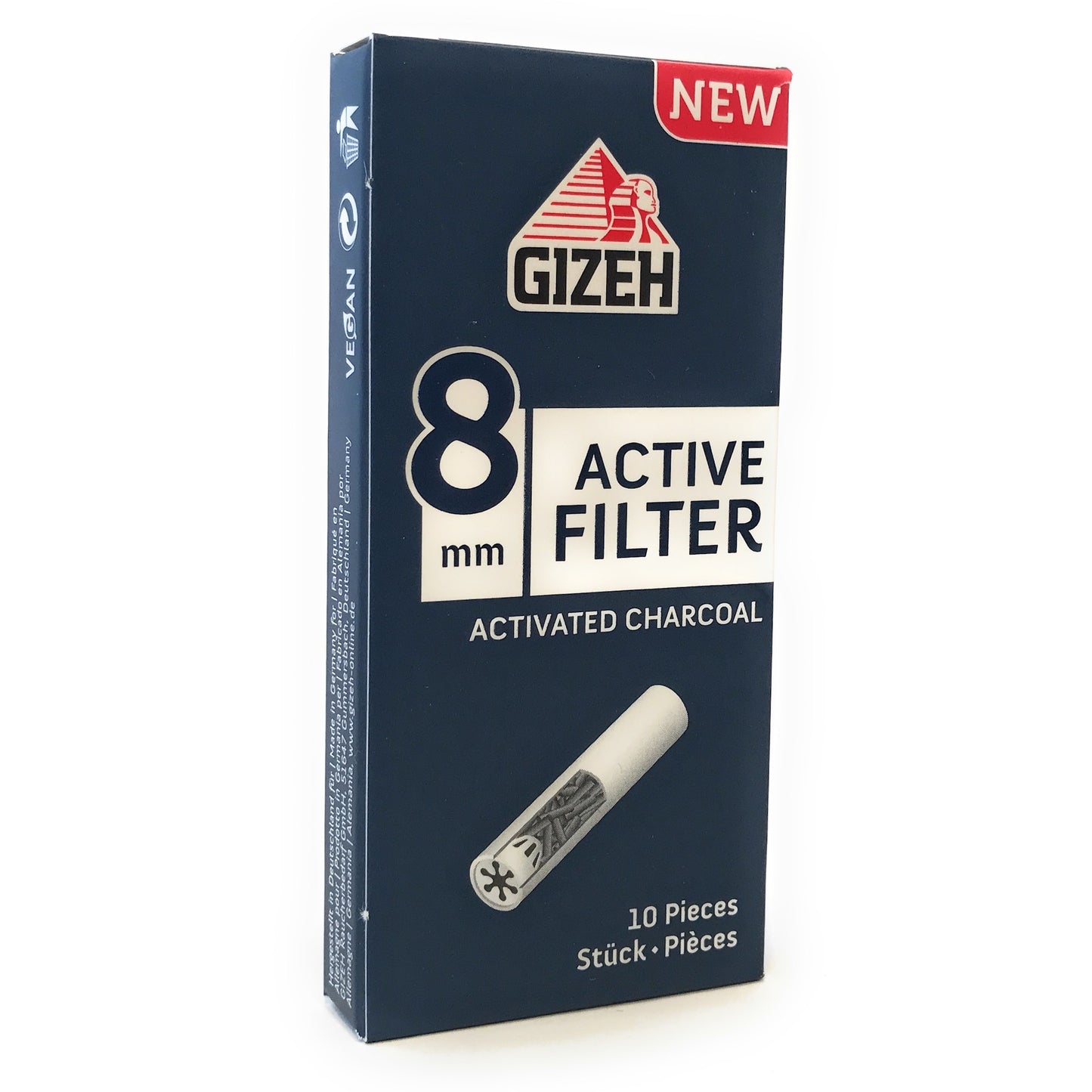 GIZEH Active Filter 8mm 10er Packung