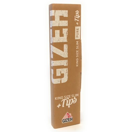 GIZEH PURE® King Size Slim + Tips