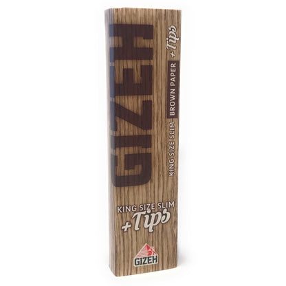 GIZEH BROWN® King Size Slim + Tips