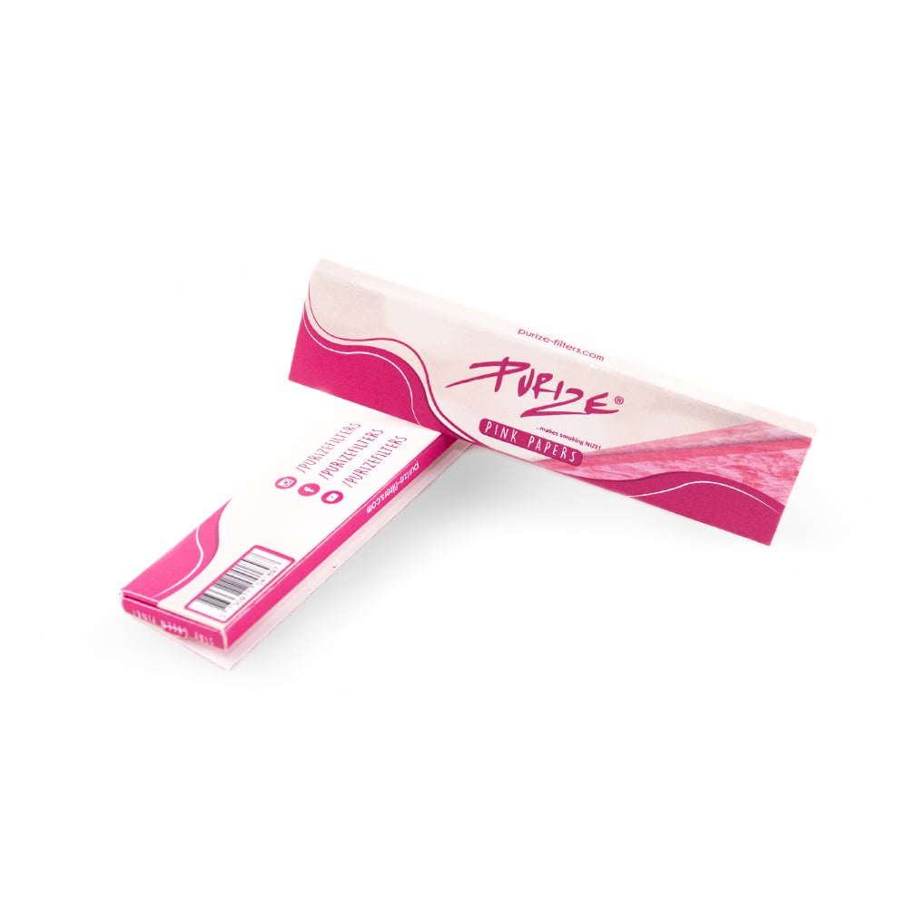 PURIZE® King Size Slim Pink Papers | 40er Box